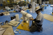 2016年熱絶縁施工技能士検定実技講習_ALGCテープ巻き1